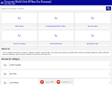 Tablet Screenshot of corporategiftssuppliers.com